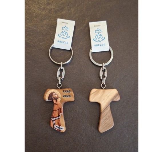 Obesek za ključe s sv. Frančiškom